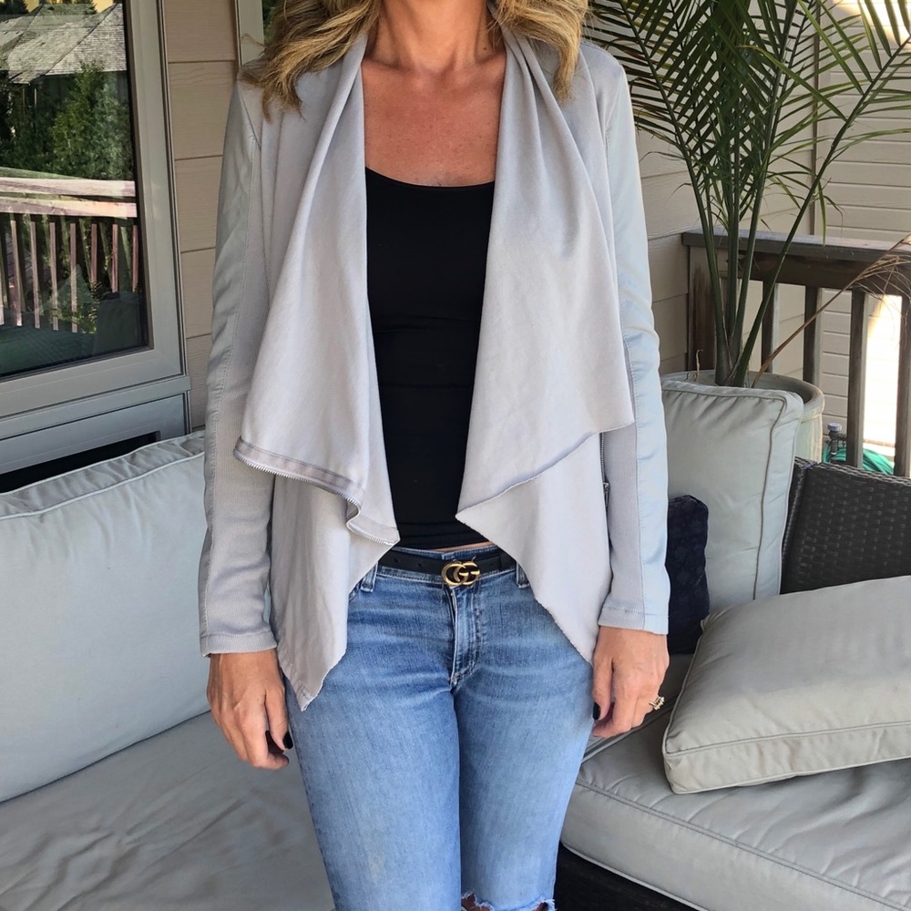 Faux leather arms